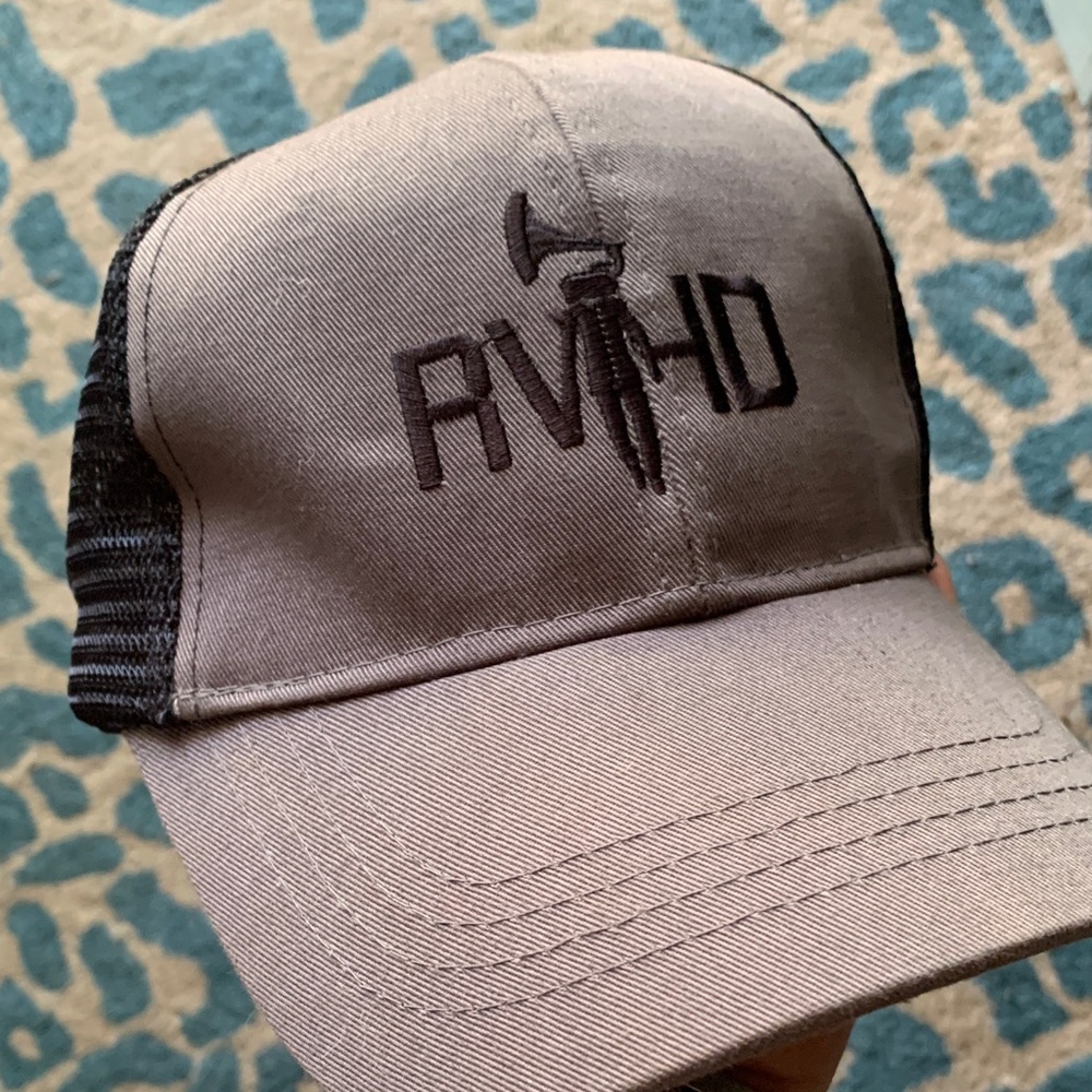 Revivalists / “Rev Head” Gray and Black Trucker Hat - UNWORN